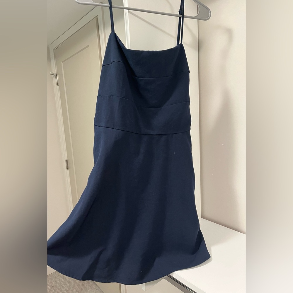 Francesca’s A line bow back mini dress